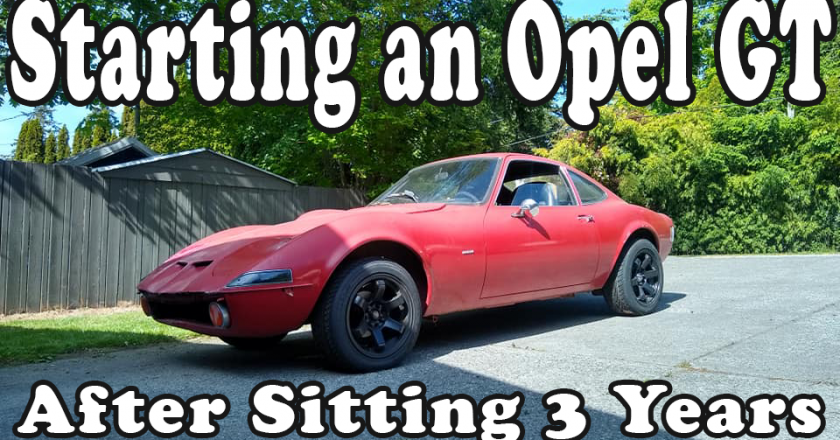 Video – Starting a 1970 Opel GT After Sitting