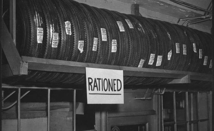 December 27, 1941 – USA begins WWII tire rationing
