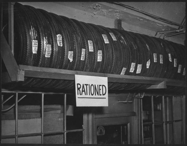 December 27, 1941 - USA begins WWII tire rationing - This Day In