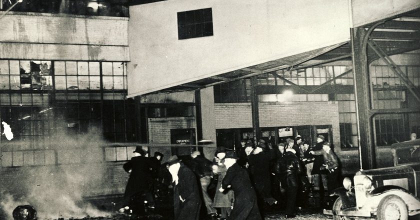 January 11, 1937 – Striking United Automobile Worker members shot by police