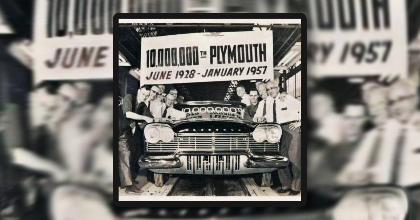 January 24, 1957 – The 10,000,000th Plymouth