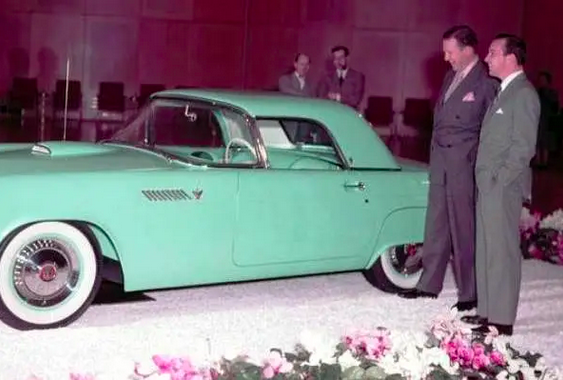 henry ford II with thunderbird