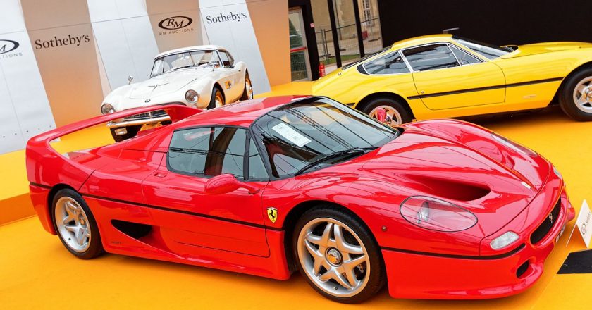 March 6, 1995 – Ferrari F50 introduced at Geneva Motor Show
