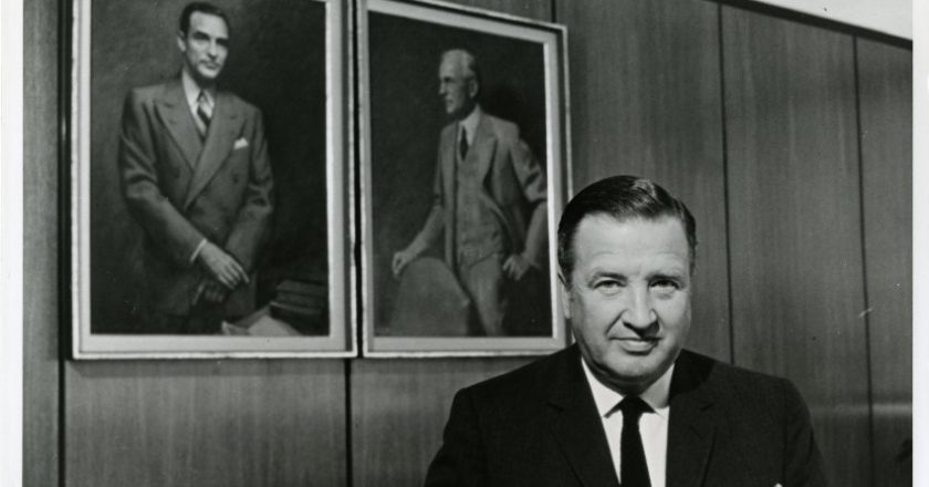 May 8, 1956 – HFII resigns as Ford Foundation chairman