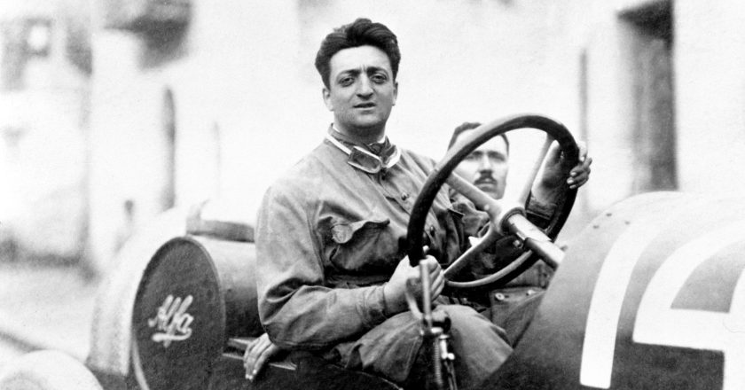 February 18, 1898 – Enzo Ferrari is born