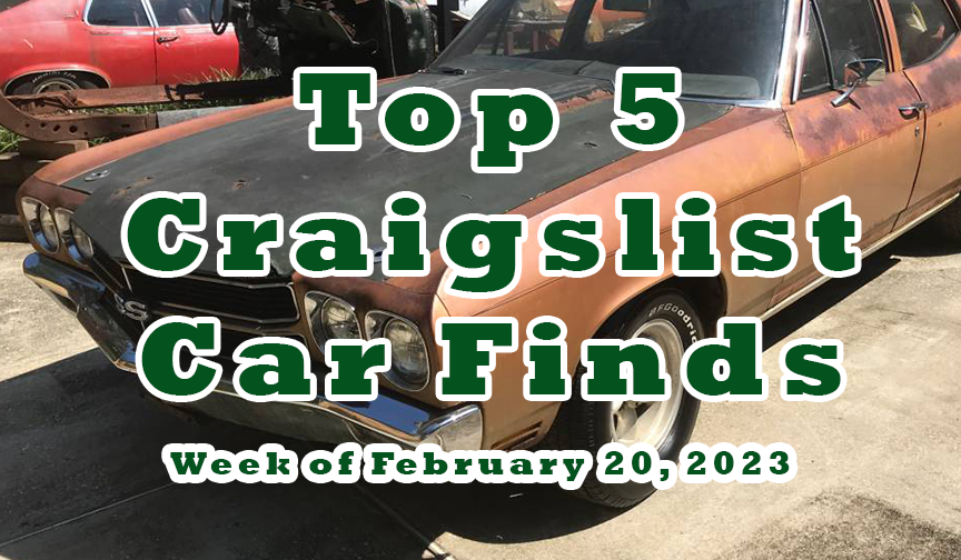 Top Craigslist Cars for Sale – Week of February 20, 2023