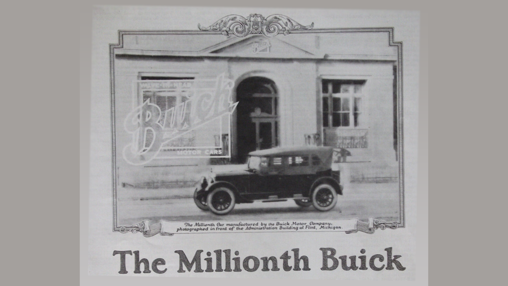 one millionth buick ad