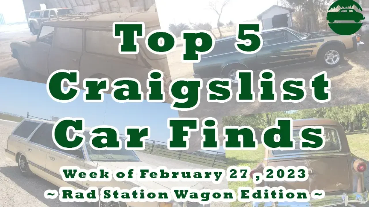 Top 5 Craigslist Cars Week of February 27 2023 Station Wagon